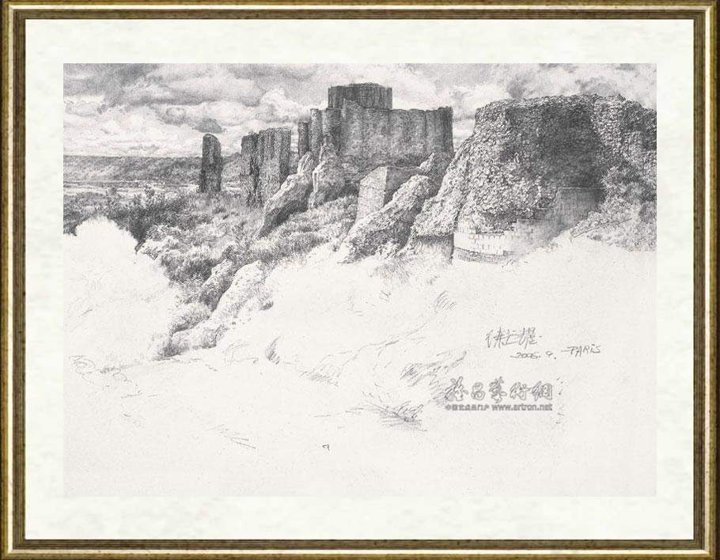 徐芒耀_蘭桑德利的山坡  Les Andelys'hillside